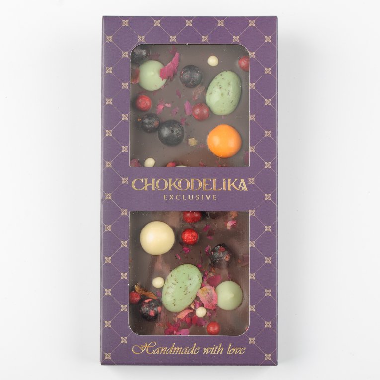 Шоколад темный Драгоценности с украшением (100г)