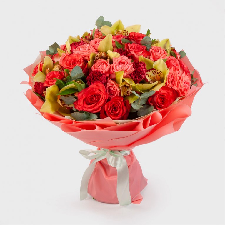 Букет Коралловый рай