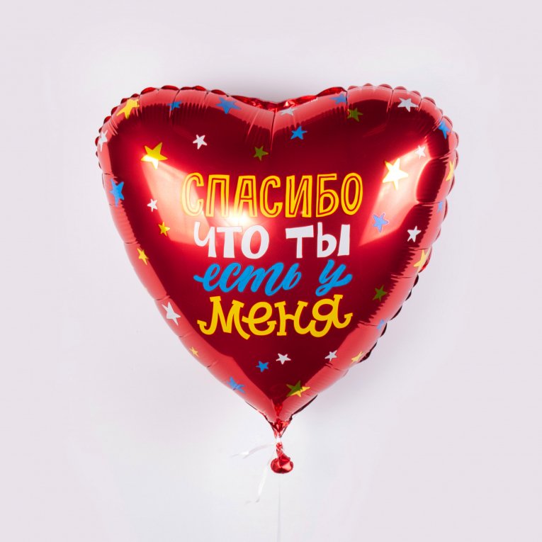 Воздушный шар «Спасибо что ты есть у меня»