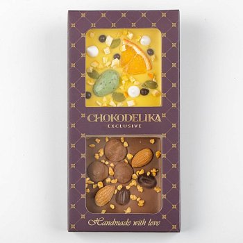Подарочный набор Кофе + лимон (70г) коробка