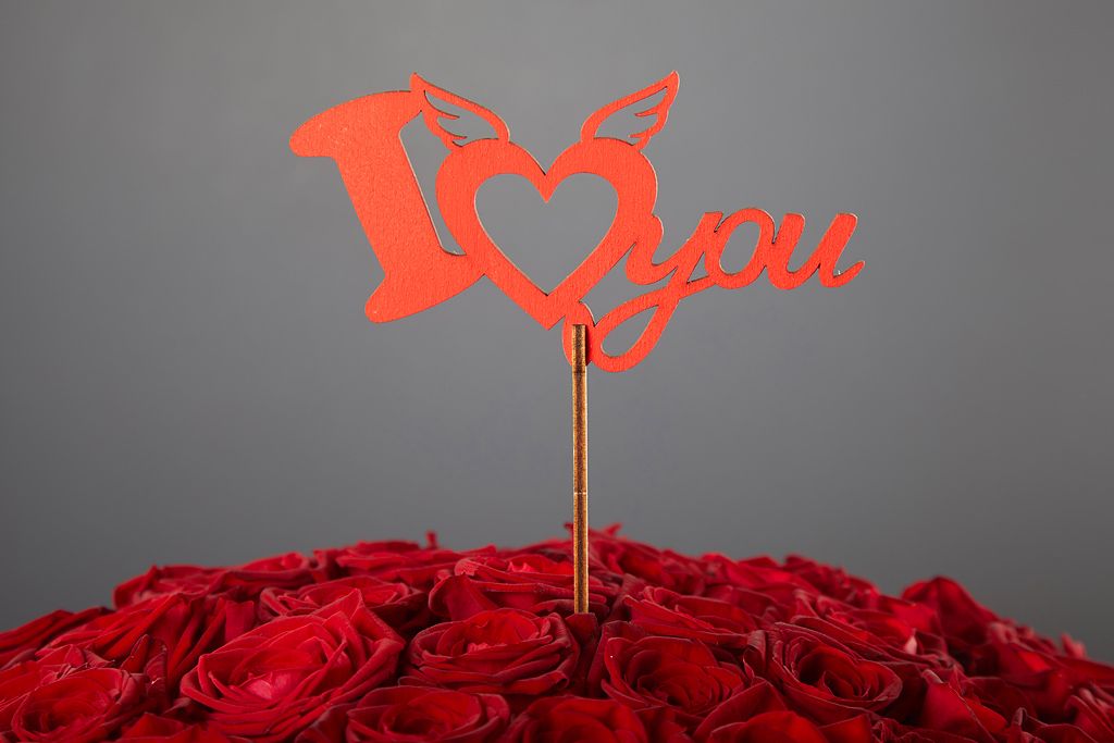 Топпер «I love you»