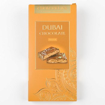 Шоколад темный Dubai Pecan с начинкой (180г)