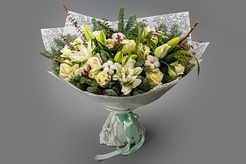Букет Снежная птица