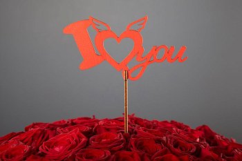 Топпер «I love you»