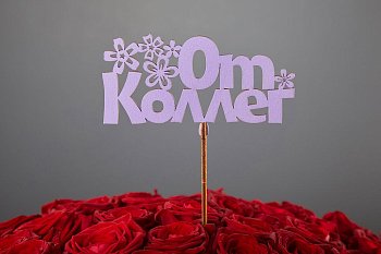 Топпер «От коллег»