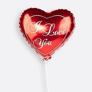 Воздушный шар «I love you» (малый)