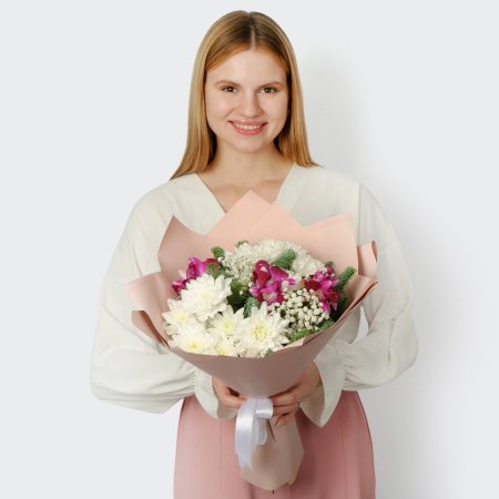 Букет Орхидея в облаках